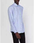 Chemise Comfort Fit à carreaux Mouchoir bleu/blanc